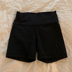 Black TNA biker shorts